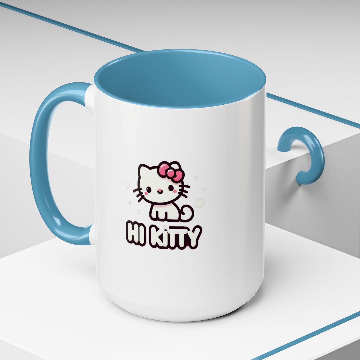 Taza de café con acento de Hi Kitty (11 oz y 15 oz)