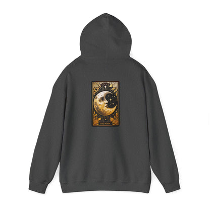 Sudadera unisex con capucha y estampado de cartas del Tarot de la Luna Heavy Blend™