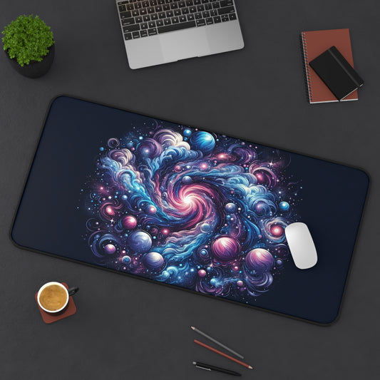 Magical Galaxies Swirling | Desk Mat