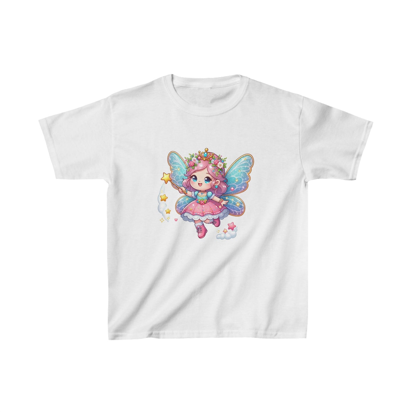 Camiseta de algodón pesado para niños Fairy |