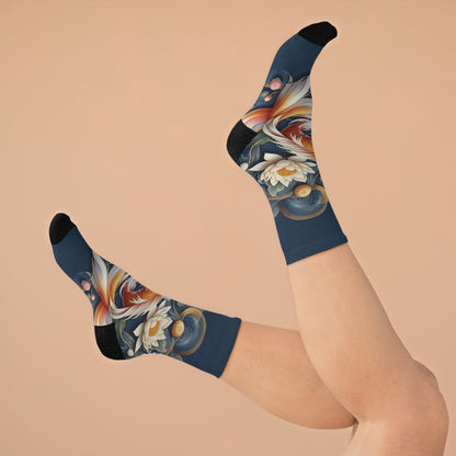 Elegant Koi Fish | Comfortable Socks