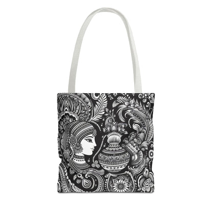 Traditional Black And White Design | Tote Bag