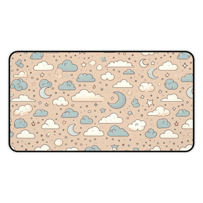 Moons and Clouds for Kids | Desk Mat