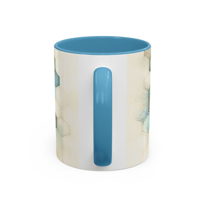 Calming Geometric Design | Accent Coffee Mug (11oz)