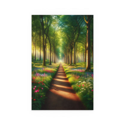 Forest Path | Indoor and Outdoor Silk Poster