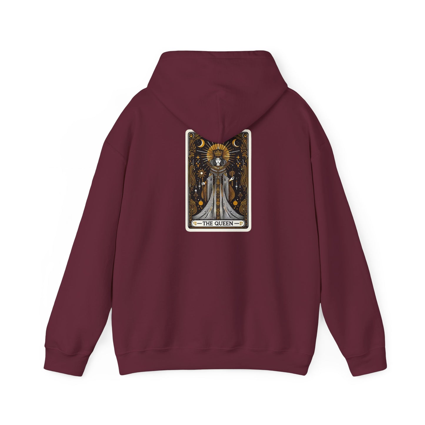 La Reine | Carte de Tarot | Sweat à capuche unisexe Heavy Blend™