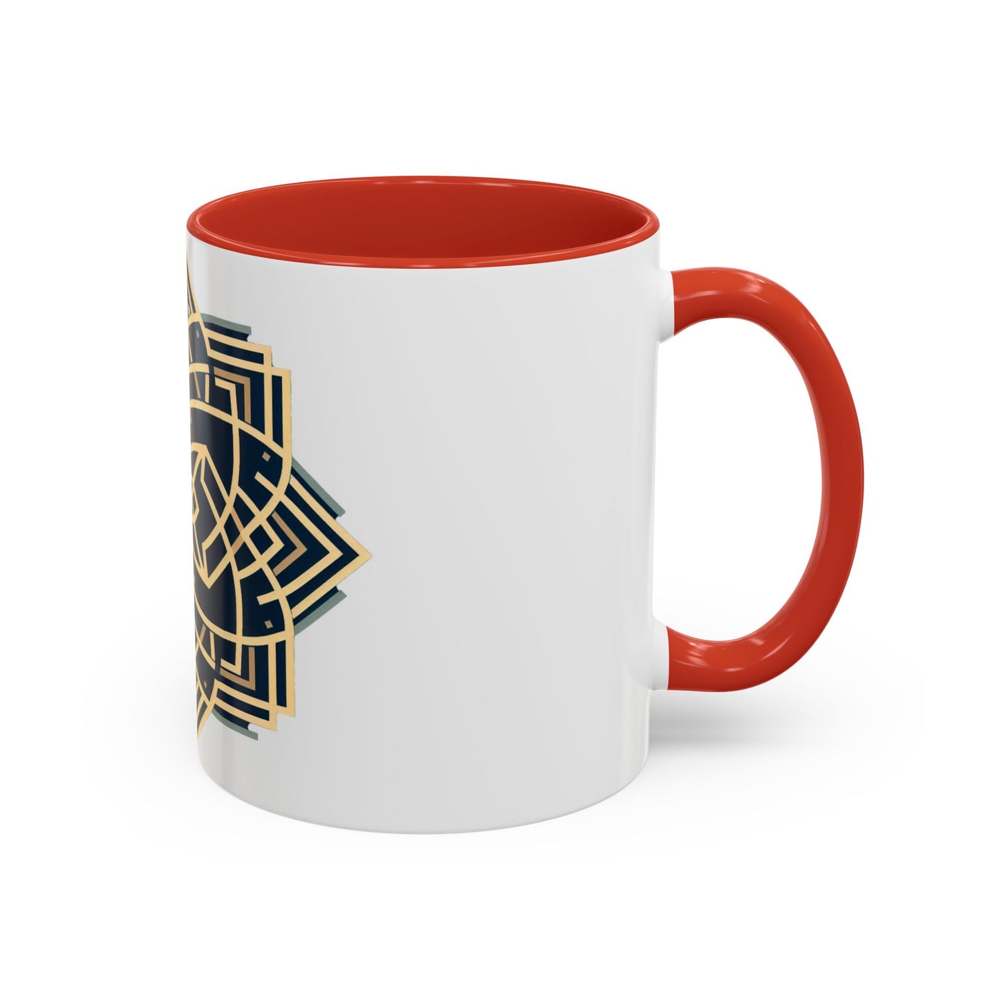 Royal Geometric Pattern | Accent Coffee Mug (11, 15oz)