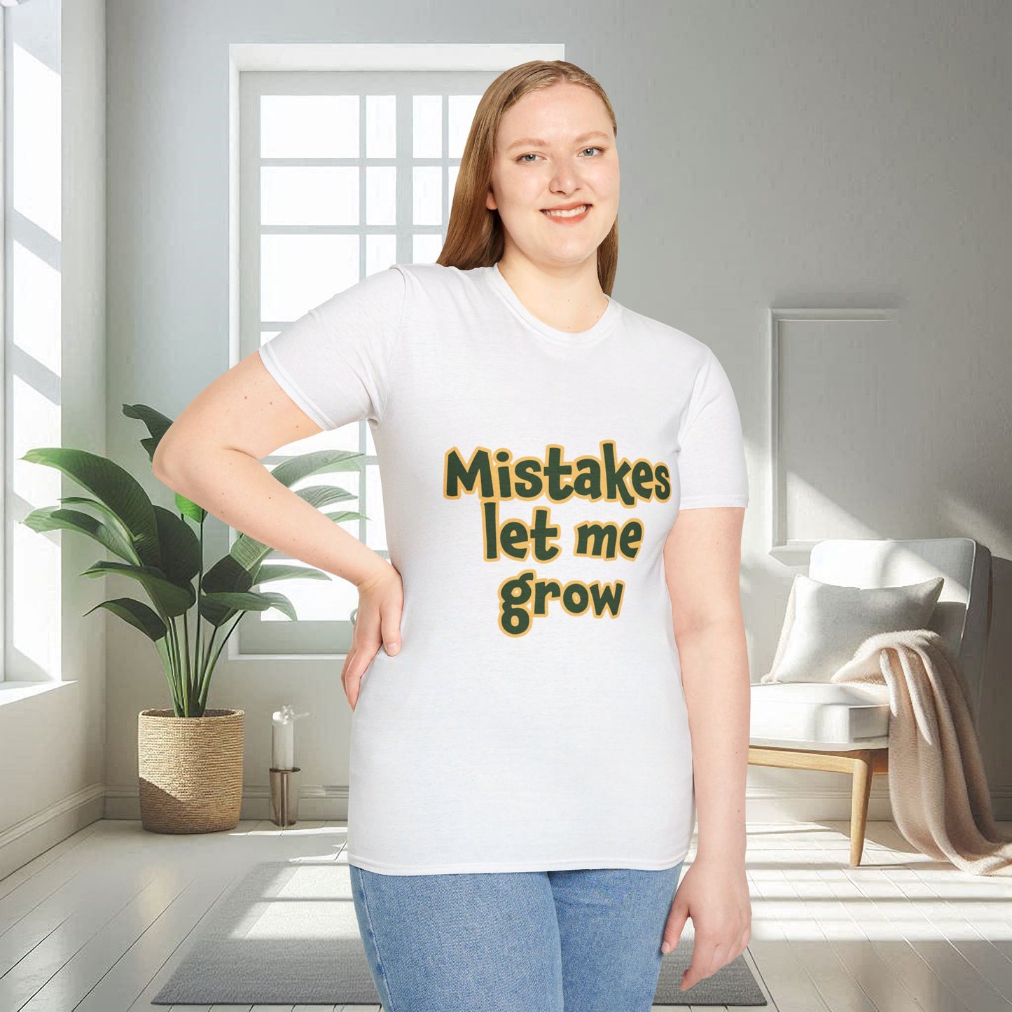 Mistakes Let Me Grow | Unisex Soft T-shirt