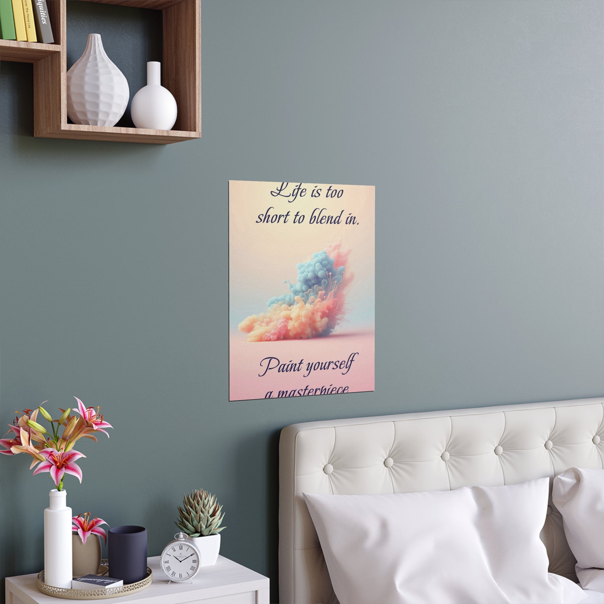 Paint Yourself A Masterpiece | Indoor and Outdoor Silk Poster