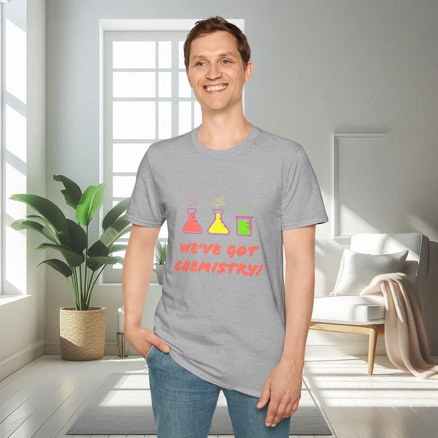 Nous avons de la chimie | T-shirt doux unisexe