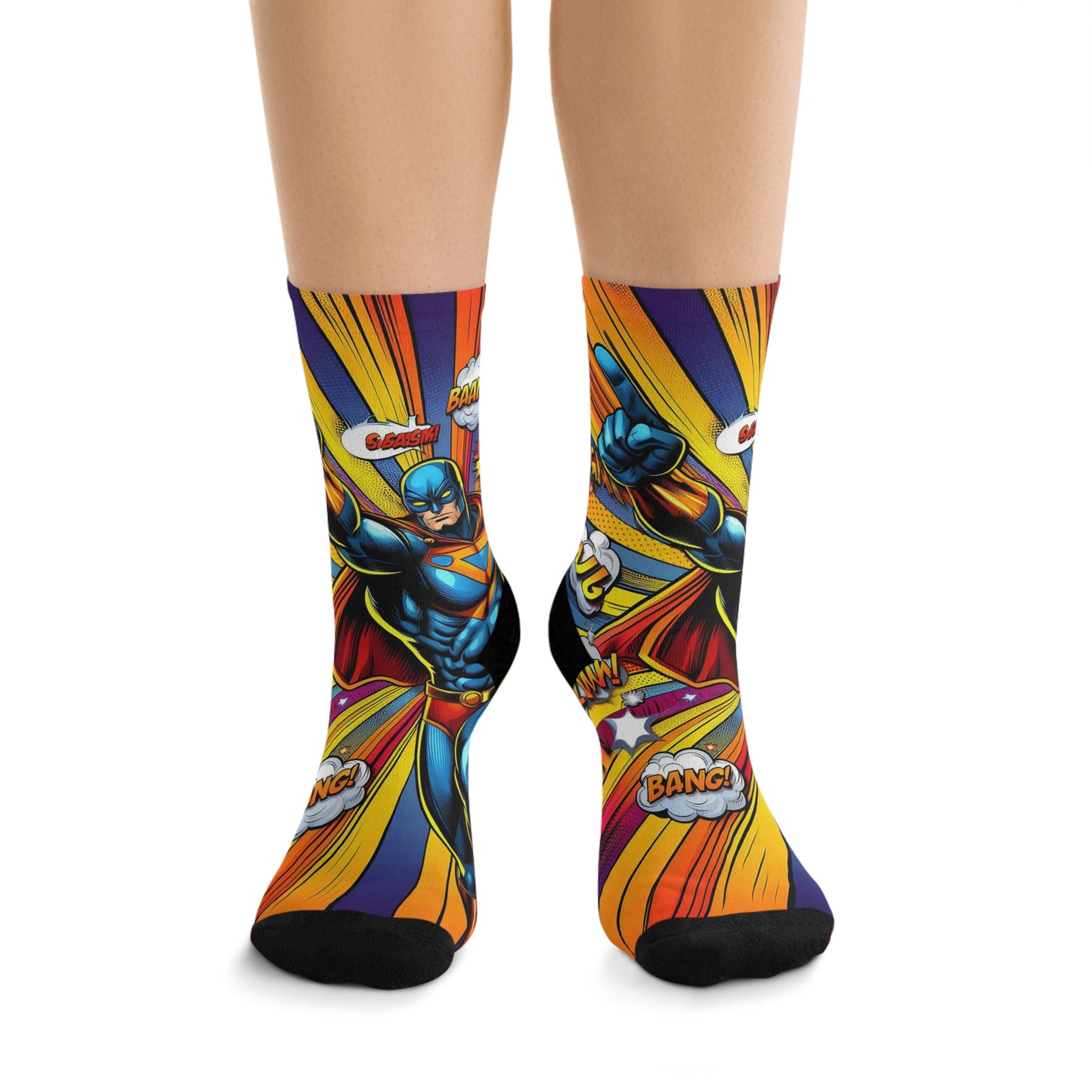 Superhero from a Comic | Comfortable Socks