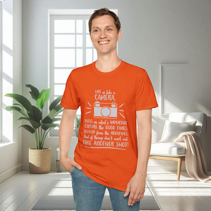 Cita positiva sobre la vida | Camiseta unisex suave