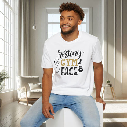 Cara de gimnasio descansando | Camiseta unisex suave