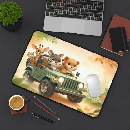 Baby Animals on a Safari for Kids | Desk Mat