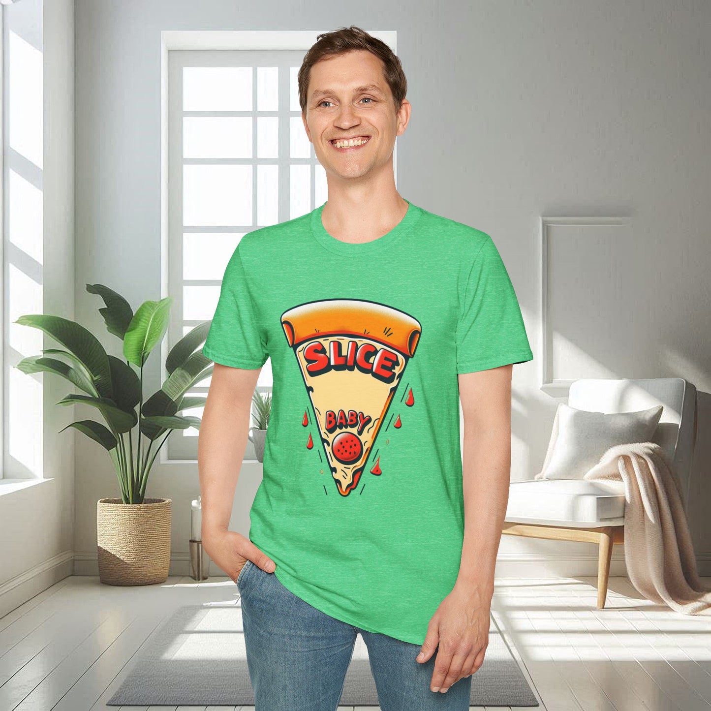 Slice Baby Pizza | Unisex Soft T-shirt