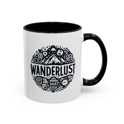 Wanderlust for the Travelling Soul | Accent Coffee Mug (11, 15oz)