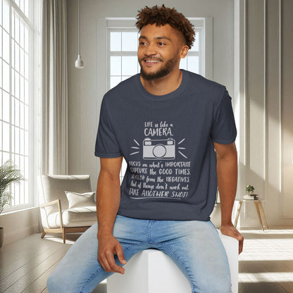 Cita positiva sobre la vida | Camiseta unisex suave