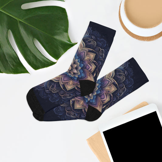 Motif Mandala apaisant | Chaussettes confortables