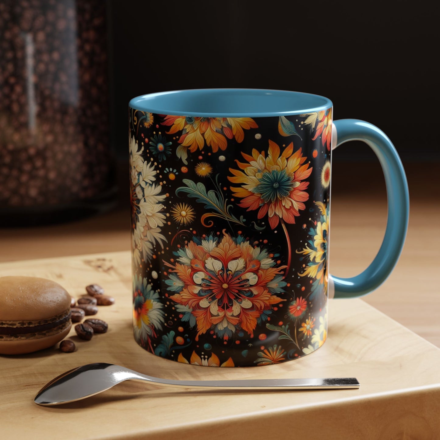 Vibrant Dandelions | Accent Coffee Mug (11oz)