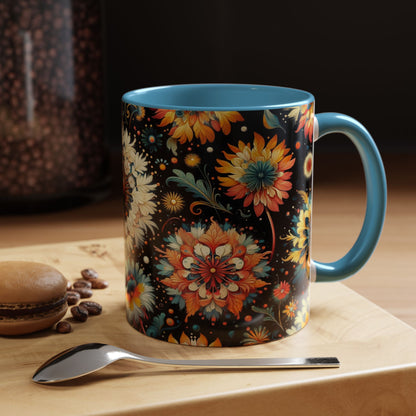 Vibrant Dandelions | Accent Coffee Mug (11oz)