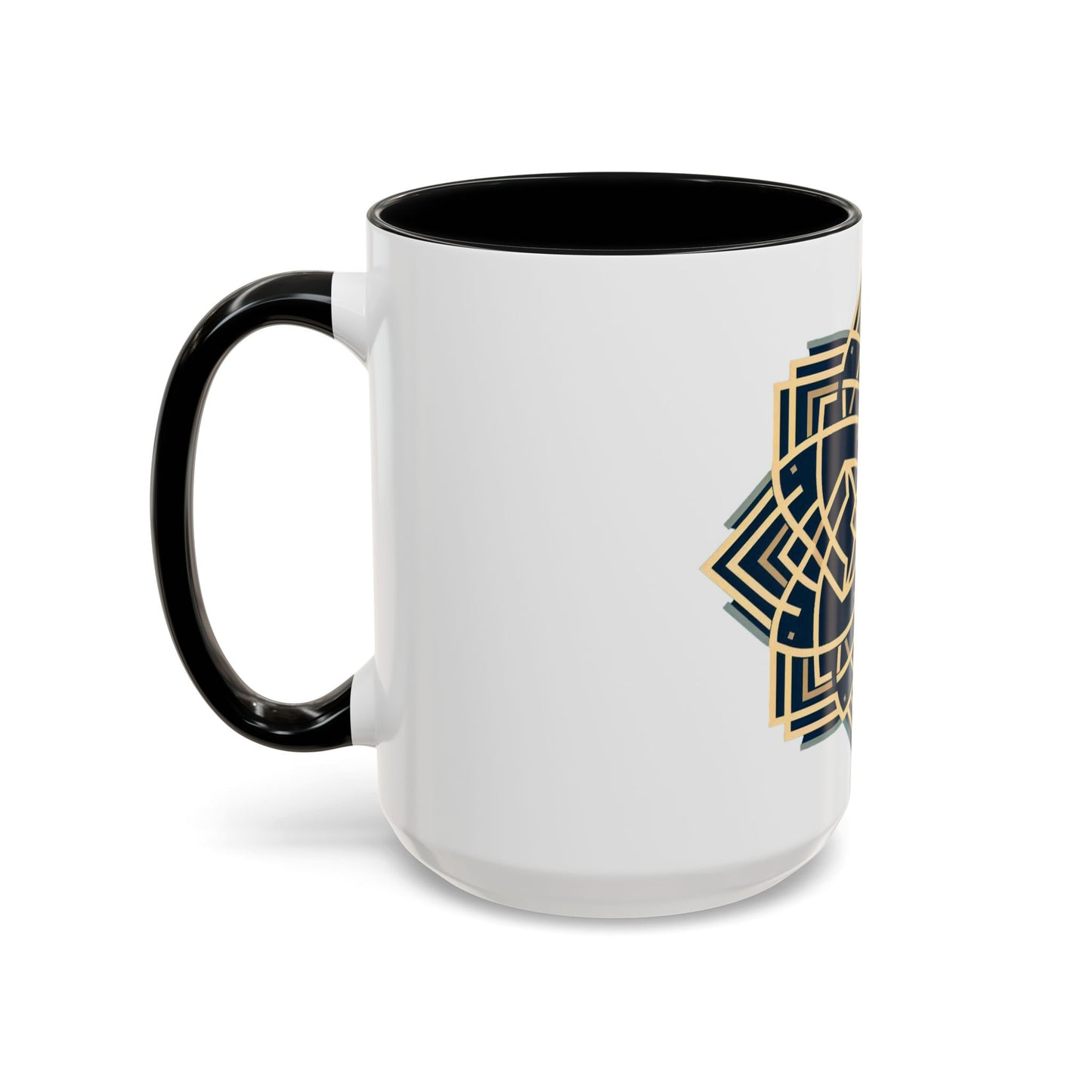 Royal Geometric Pattern | Accent Coffee Mug (11, 15oz)