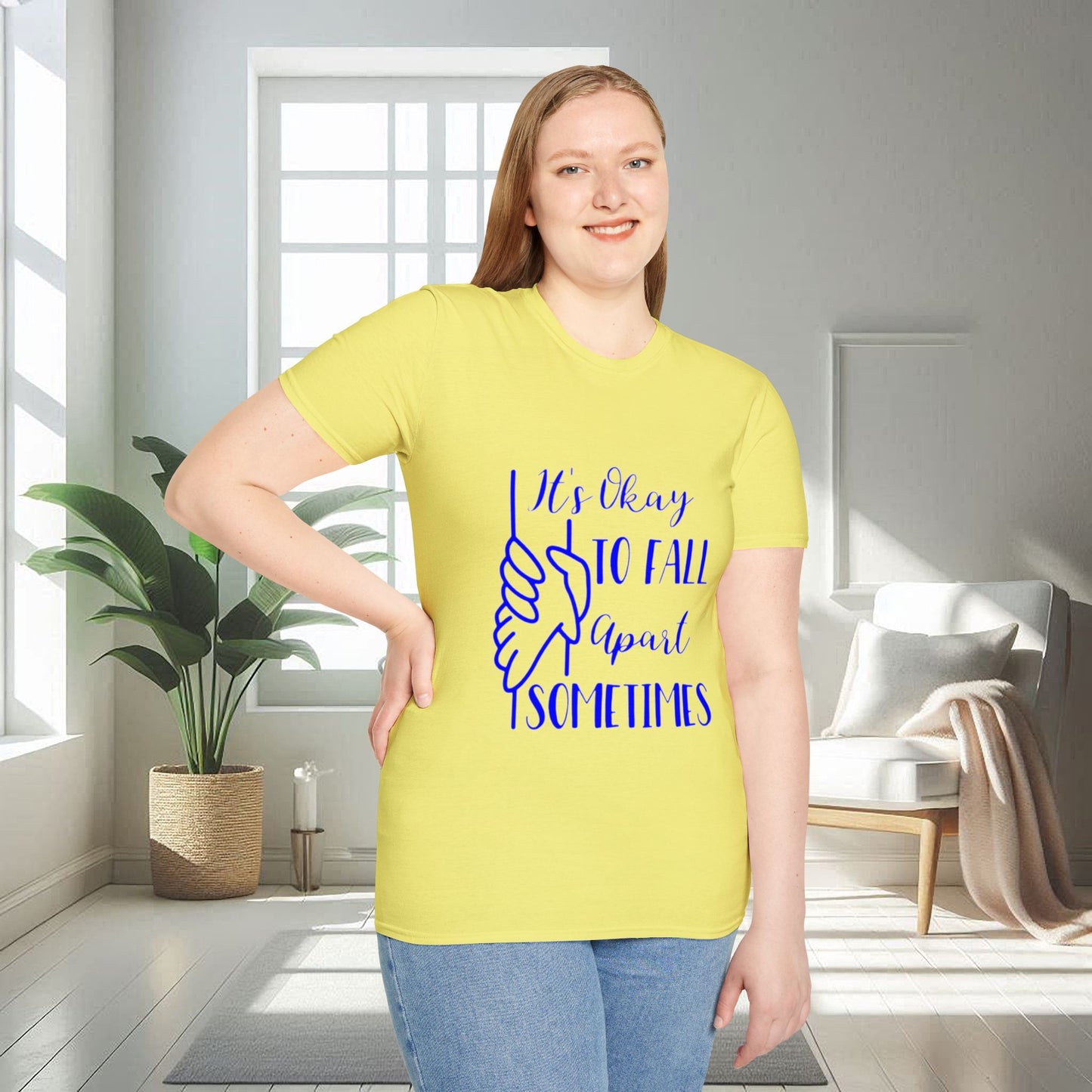 Il est normal de s'effondrer parfois | T-shirt doux unisexe