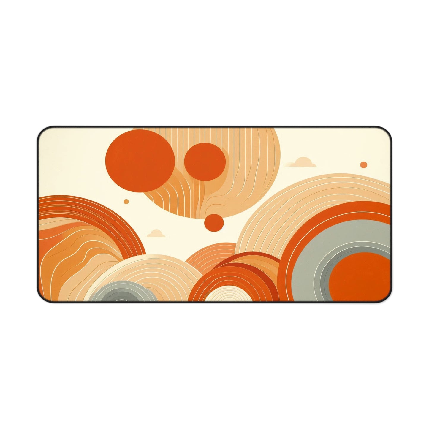 Abstract Circles | Desk Mat