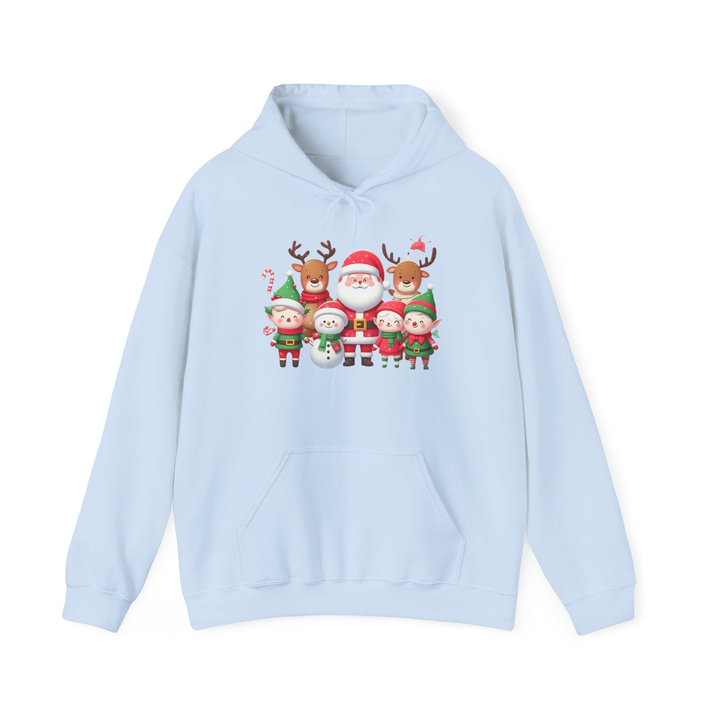 Santa and Family | Unisex Heavy Blend™ Hooded Sweatshirt