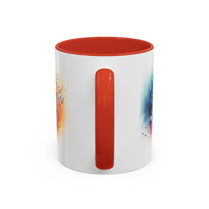 Musical Notes and Instruments | Accent Coffee Mug (11, 15oz)