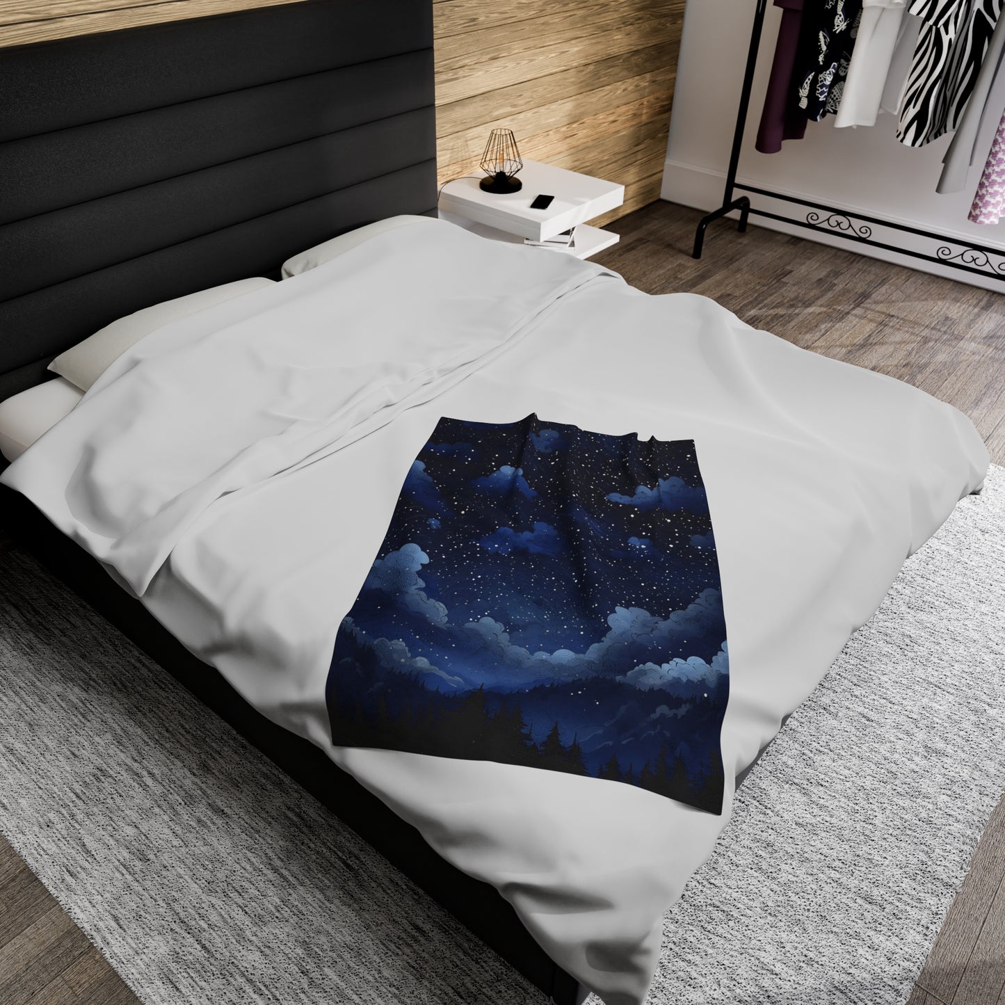 Stay Night | Velveteen Plush Blanket