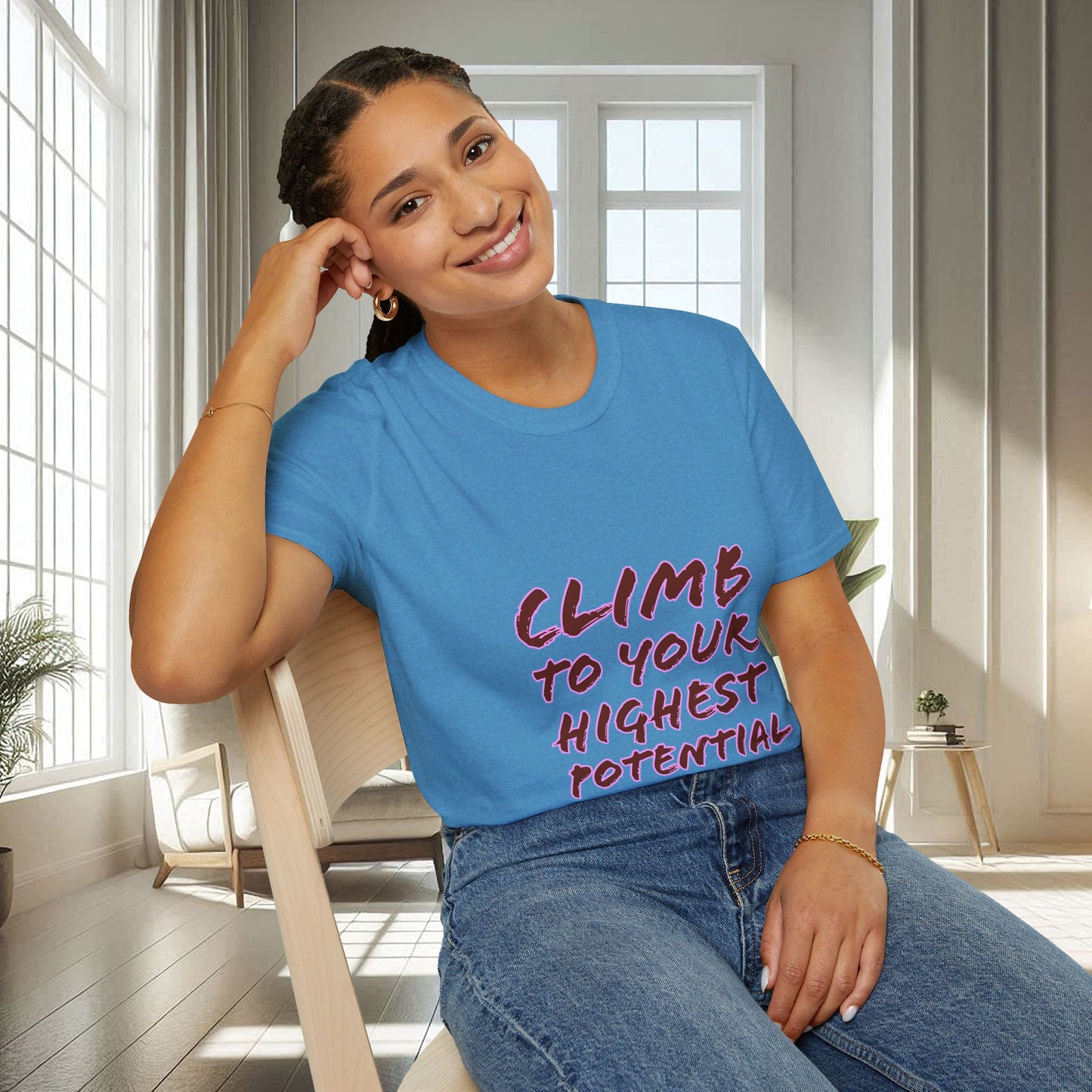 Climb To Your Highest Potential | Unisex Soft T-shirt