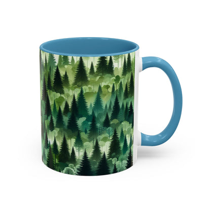 Forest Trees | Accent Coffee Mug (11oz)