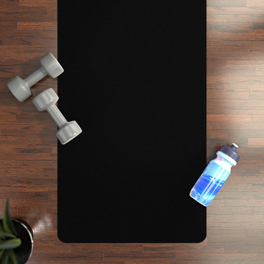 Black | Rubber Yoga Mat