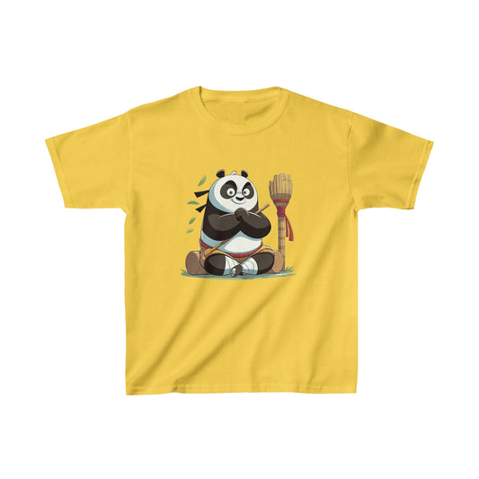 Panda divertido | Camiseta de algodón pesado™ para niños