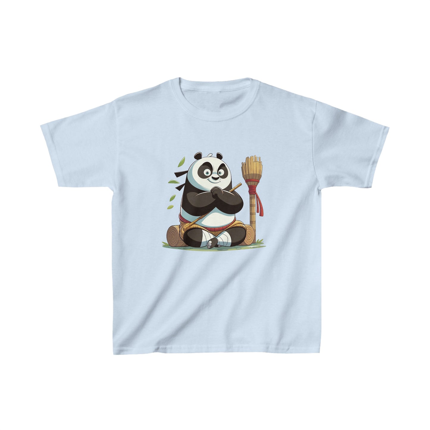 T-shirt en coton épais pour enfants avec motif panda amusant