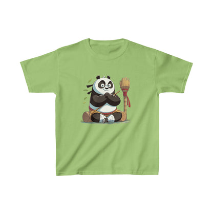 T-shirt en coton épais pour enfants avec motif panda amusant