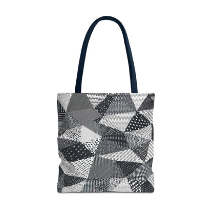 Black, White Abstract Shapes | Tote Bag