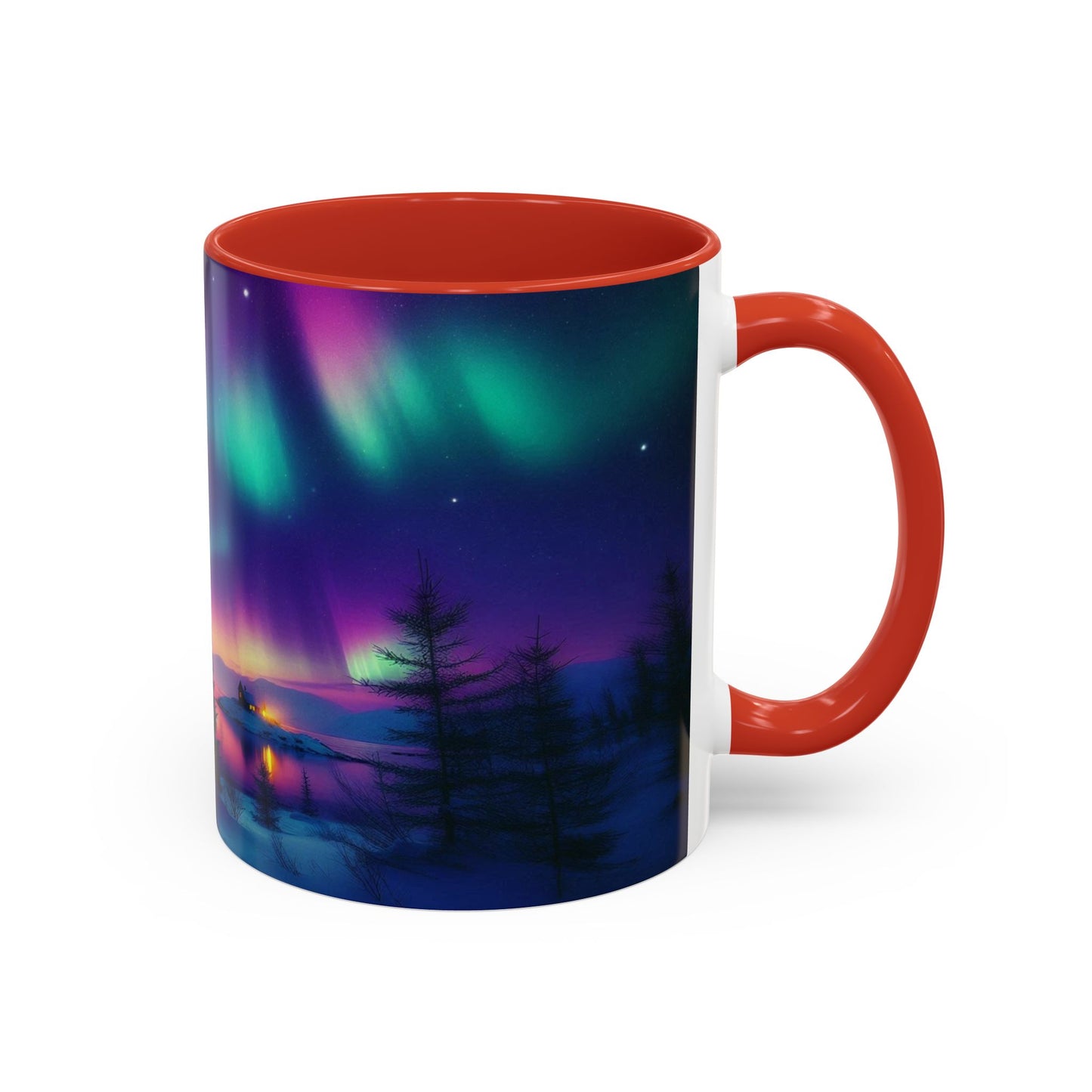 Beautiful Northern Lights | Accent Coffee Mug (11oz)