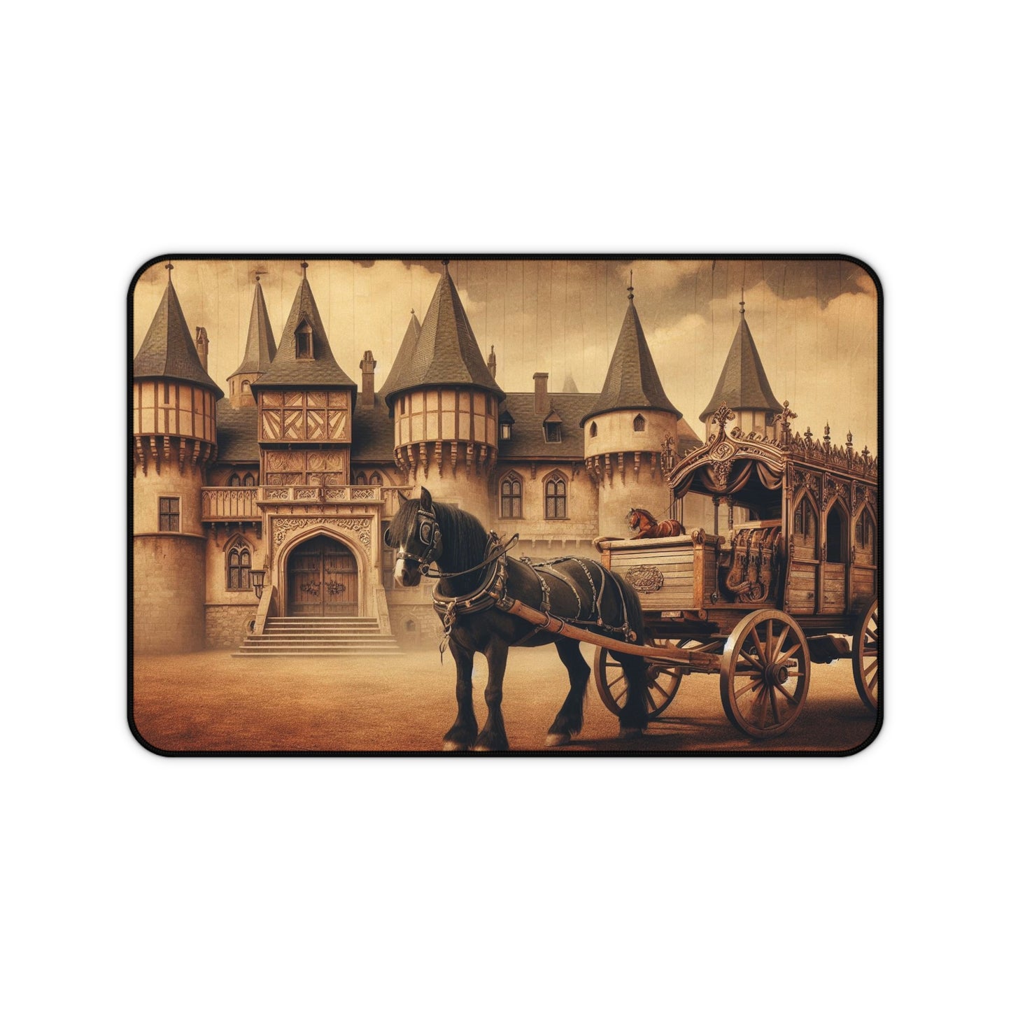 Vintage Castle | Desk Mat