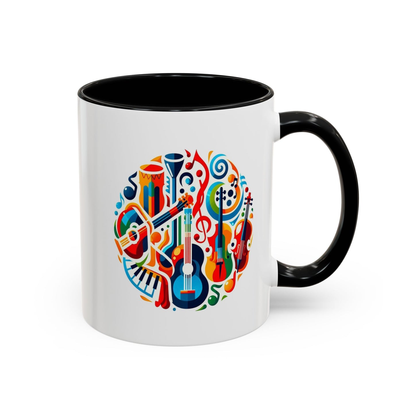 Musical Instruments | Accent Coffee Mug (11, 15oz)