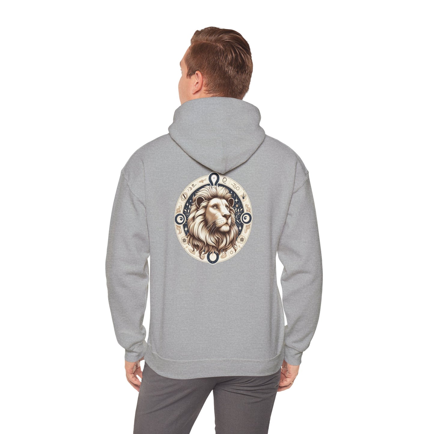 Lion | Signe du zodiaque | Sweat à capuche unisexe Heavy Blend™