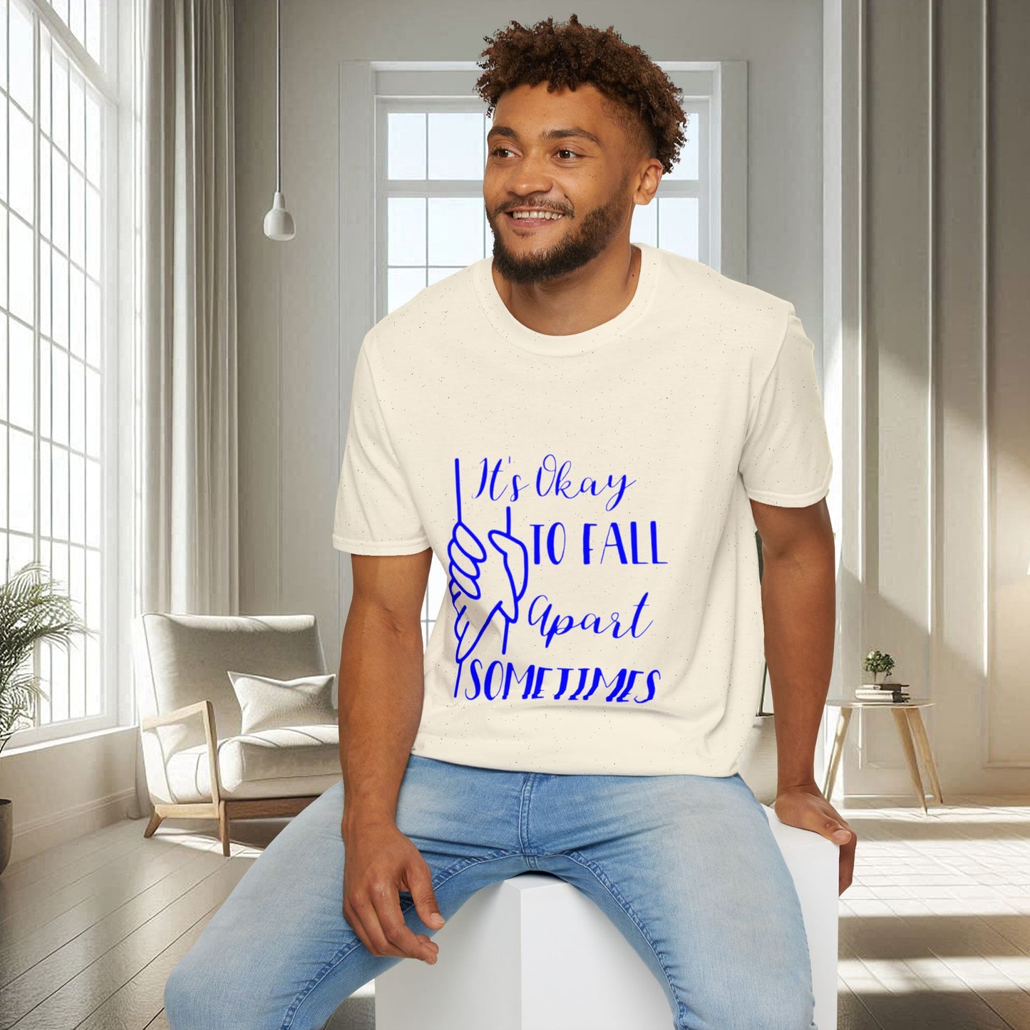 Il est normal de s'effondrer parfois | T-shirt doux unisexe