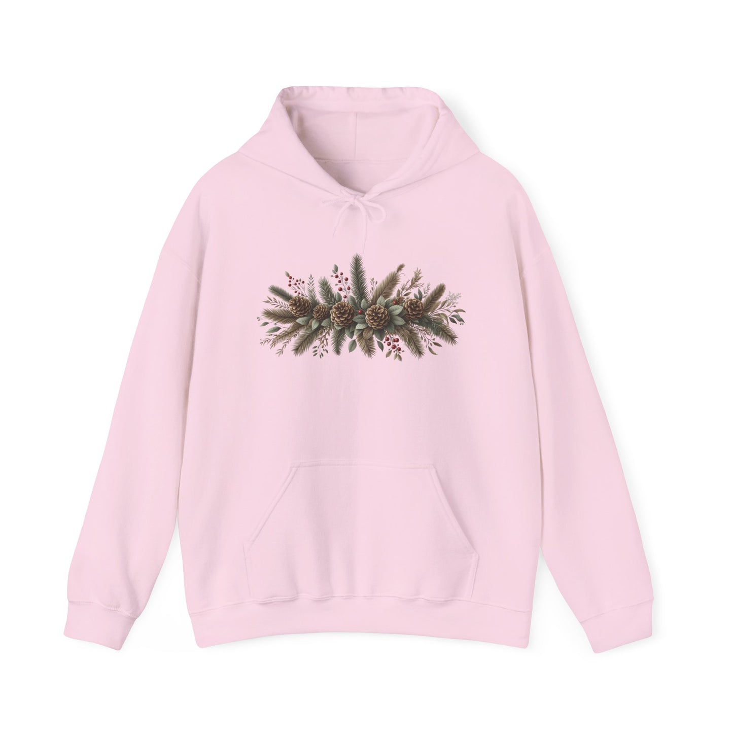 Pine Cones and Mistletoe | Unisex Heavy Blend™ Hooded Sweatshirt