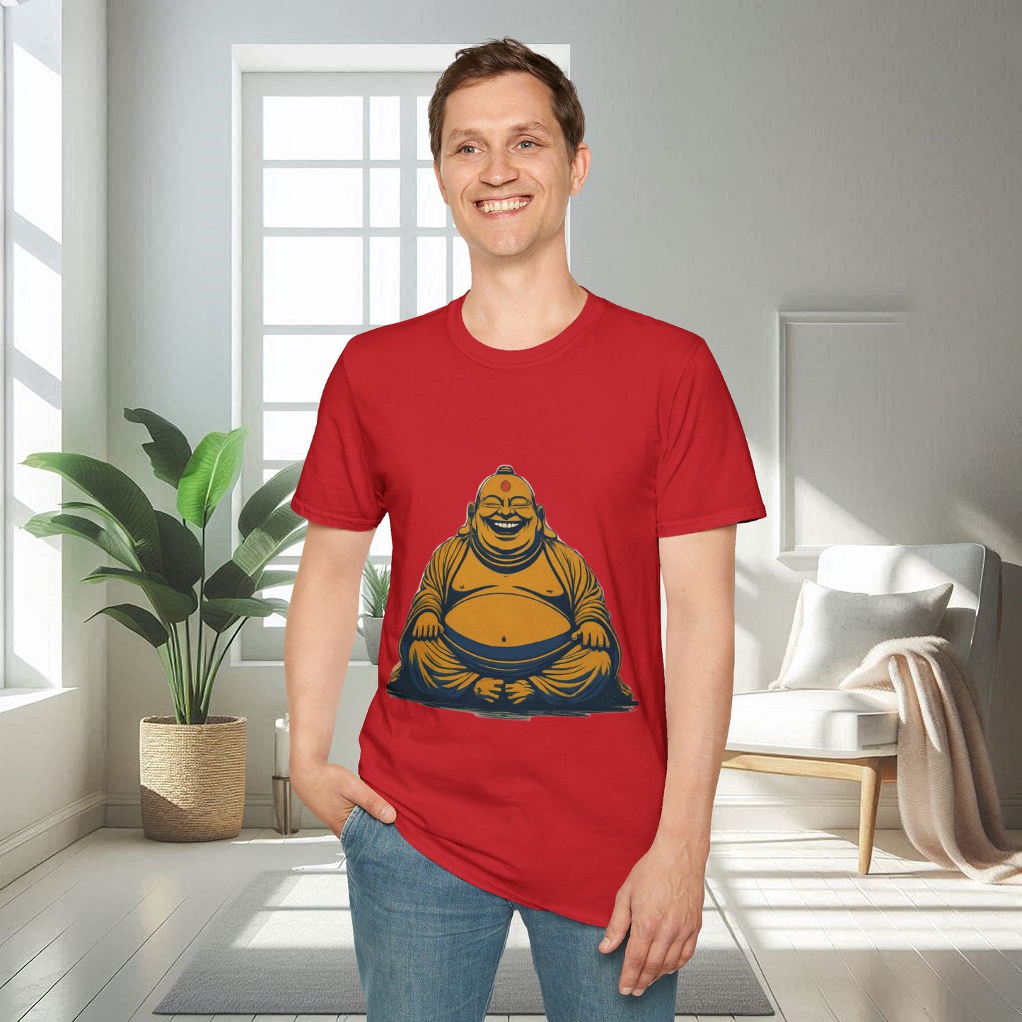 Laughing Buddha | Unisex Soft T-shirt