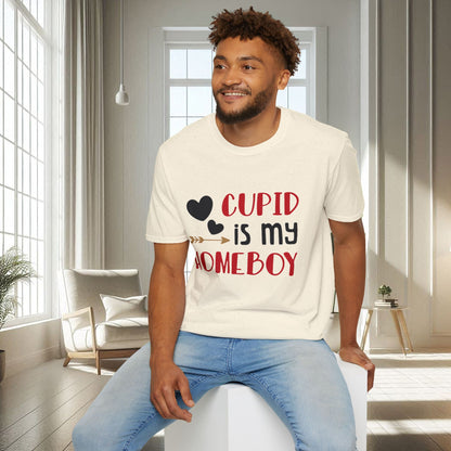 Cupidon est mon pote | T-shirt doux unisexe