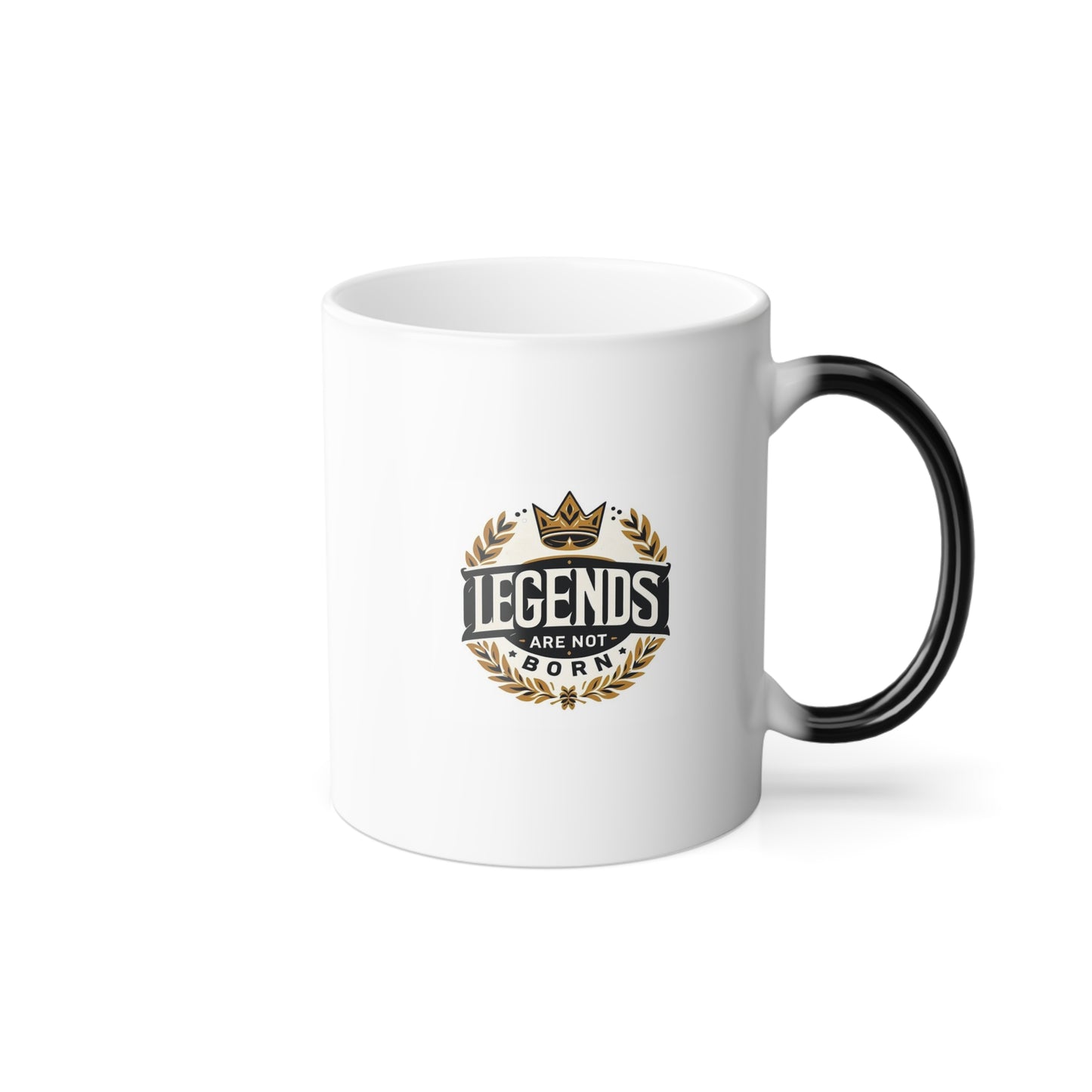 Les légendes ne naissent pas | Tasse à changement de couleur, 11 oz