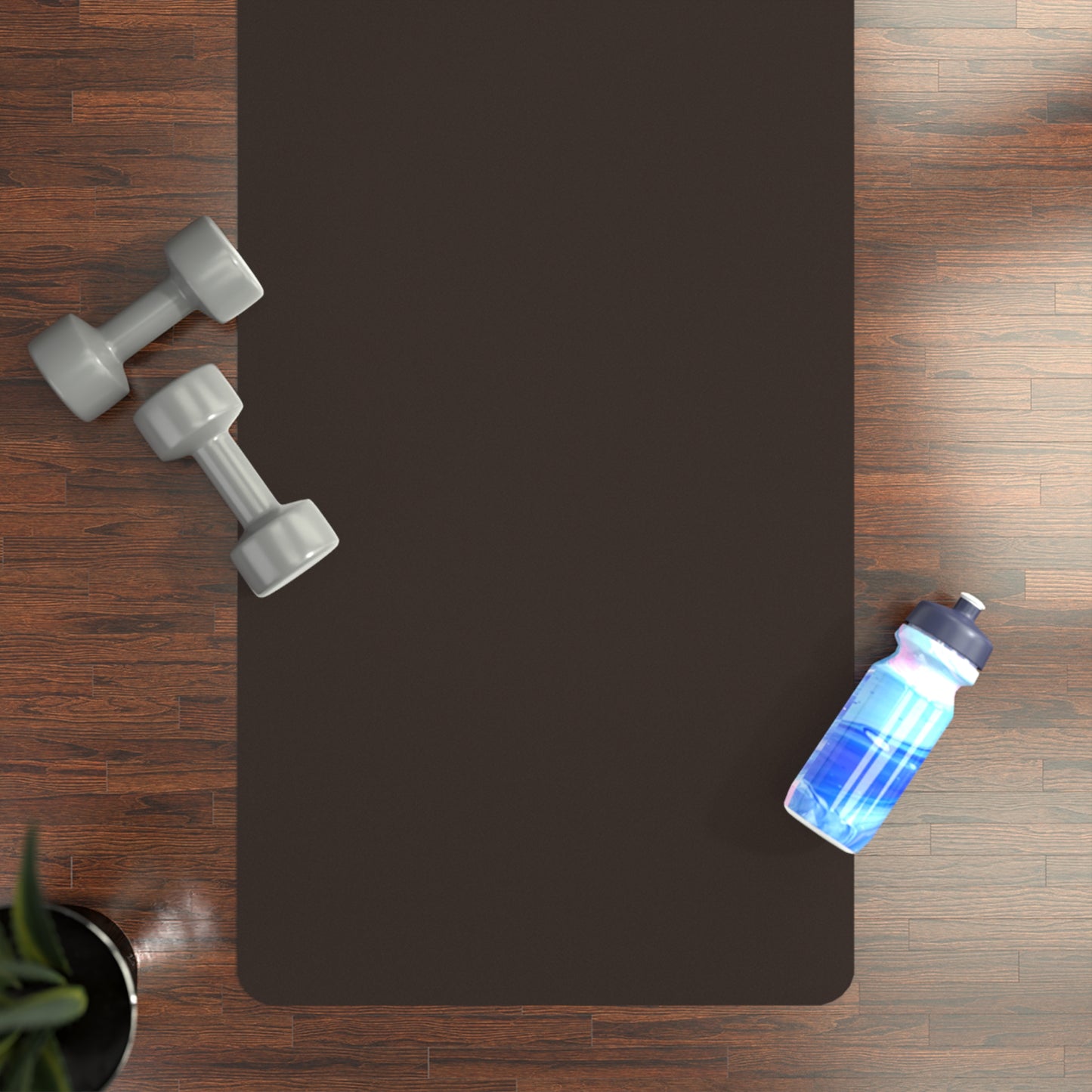 Dark Brown | Rubber Yoga Mat