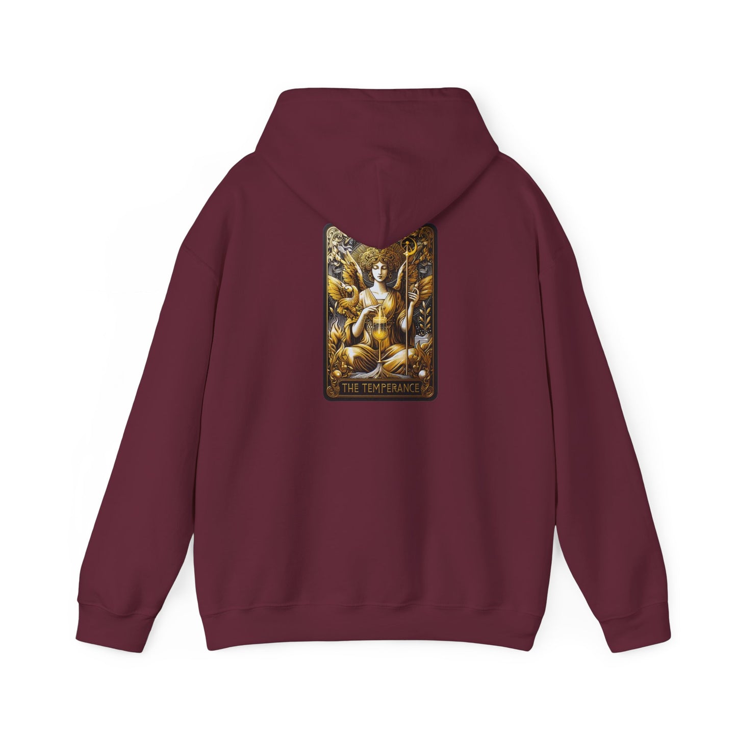 Sudadera unisex con capucha Heavy Blend™ | Carta del Tarot | La Templanza