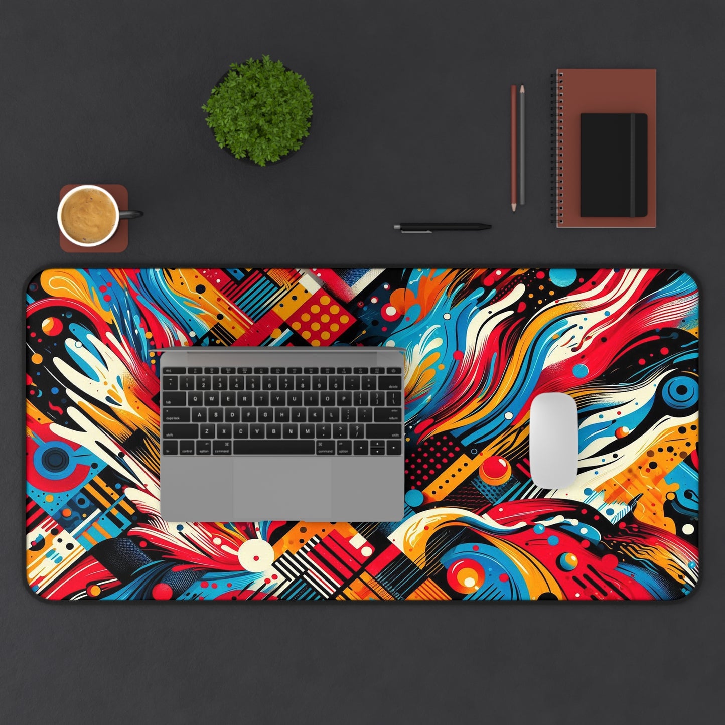 Multicolor Modern Abstract Design | Desk Mat