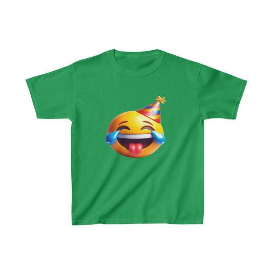 Emoji with B'day Cap | Kids Heavy Cotton™ Tee